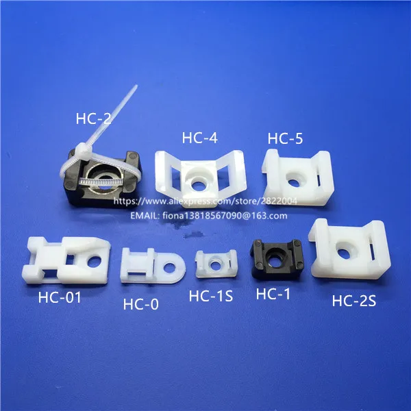 Пластиковое седло крепление для кабеля винт фиксации сиденья нейлоновый зажим