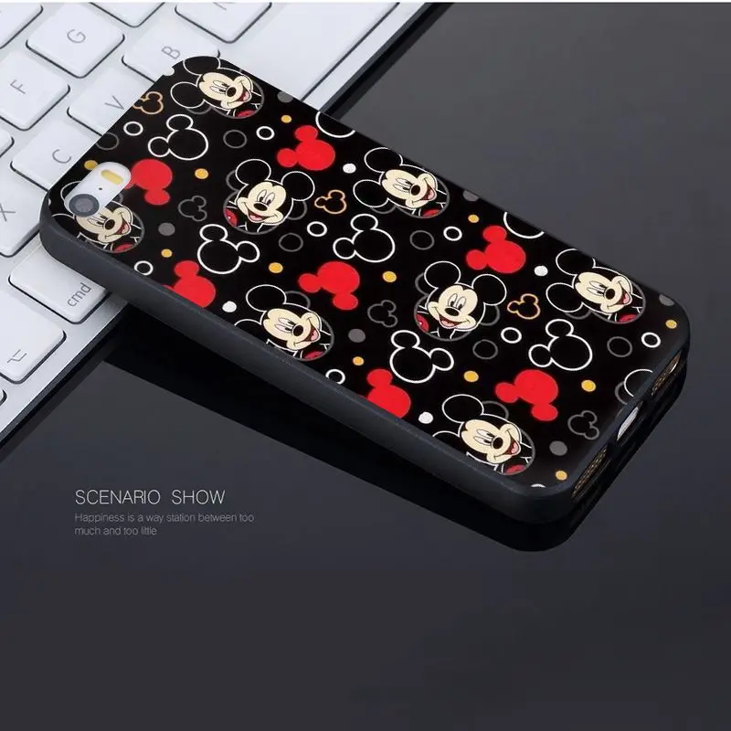 8 Yinuoda для iphone 7 6 X чехол милый Микки и Минни Маус Роскошный чехол для телефона для iphone 7X6 6S 8 Plus 5 5S SE 5C Чехол - Цвет: 8