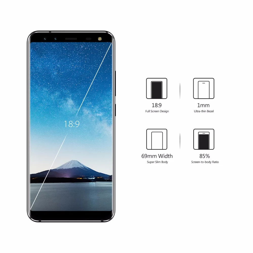 LEAGOO S8 смартфон 5,72 ''HD+ ips 1440*720 экран Android 7,0 MTK6750 Восьмиядерный 3 ГБ+ 32 ГБ четырехъядерный камера отпечаток пальца 4G мобильный телефон