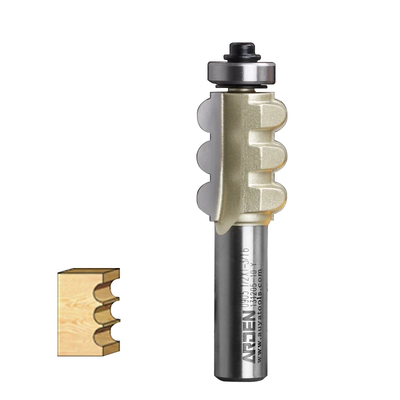 Тройные полукруглые фрезы для деревообработки фреза Arden 1/2*7/8-22 2 мм хвостовик A0905158