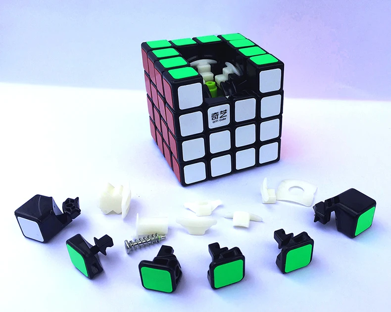 QiYi Волшебные кубики 4x4x4 головоломка Скорость Cubo Magico Profissional Магнитный Нео Куб Магнитная Развивающие игрушки для детей игра куб