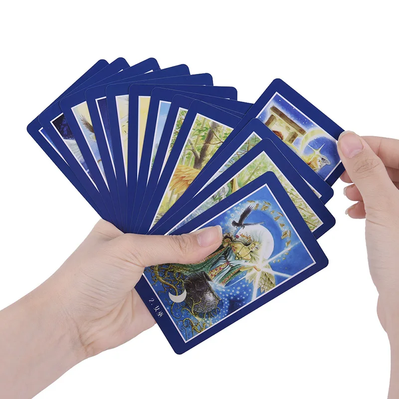 Таро карты английский/китайский версия гадания игральные колода для семьи