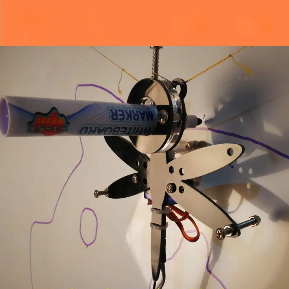 50*40*30 мм DIY Стрекоза электрическая настенная живопись каллиграфия Рисование робот маленький научный изобретения развивающие игрушки