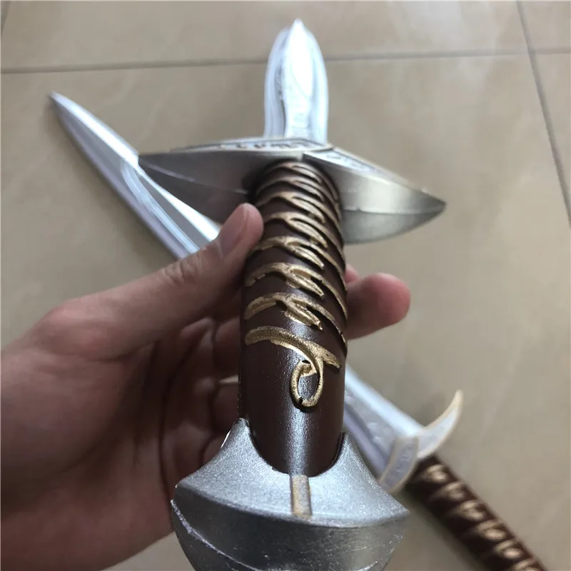 1:1 Movie Cosplay Sword 72cm Gold Sting The Hobbit Frodo Baggins Sword Kids Gift Safety PU Material