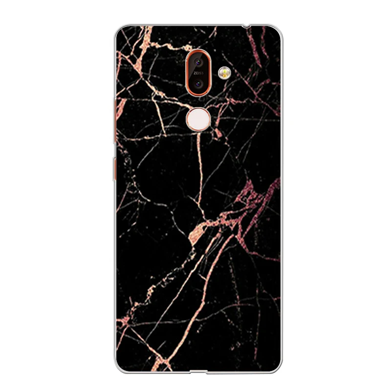 ciciber Phone Case for Nokia 9 PureView 1 2 3 5 6 7 8 Sirocco Soft TPU Back Cover 2.1 3.1 5.1 6.1 7.1 8.1 Plus Marble |