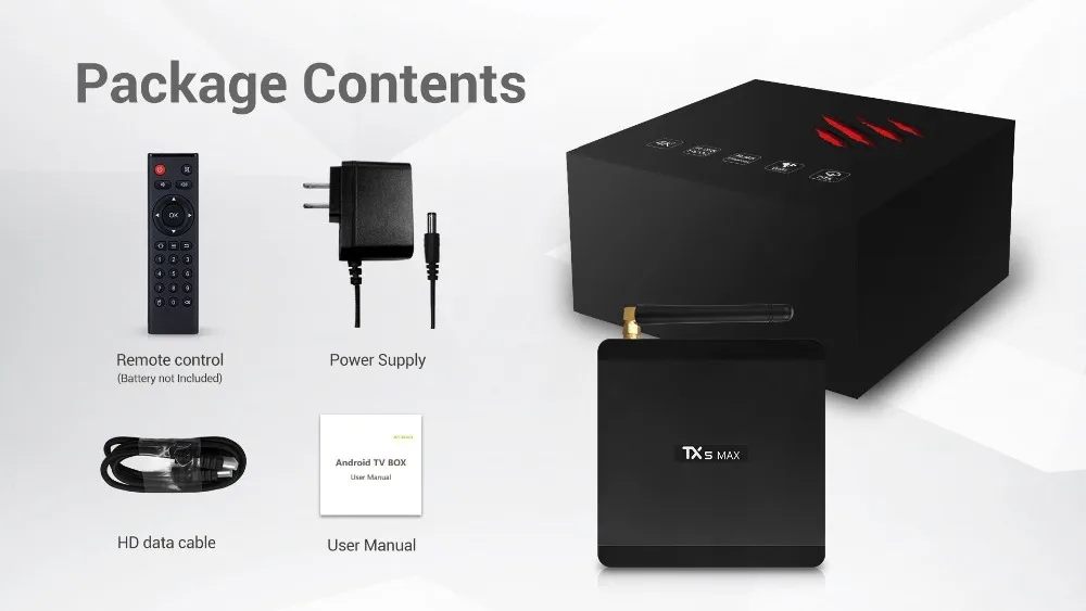 4 ГБ 32 ГБ TX5 MAX Smart tv BOX Android 8,1 Amlogic S905X2 4K медиаплеер 1000M 2,4G& 5G двойной Wifi BT V4.2 телеприставка