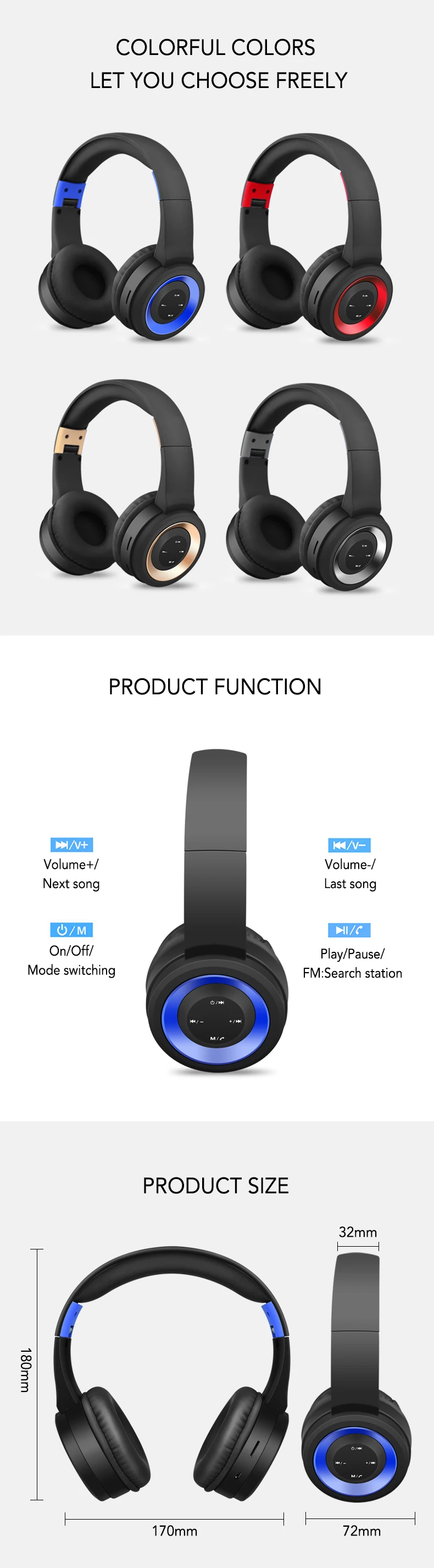 5,0 головной убор Bluetooth гарнитура поддержка движения TF карта FM радио вспомогательный микрофон лучшая беспроводная гарнитура синий красный