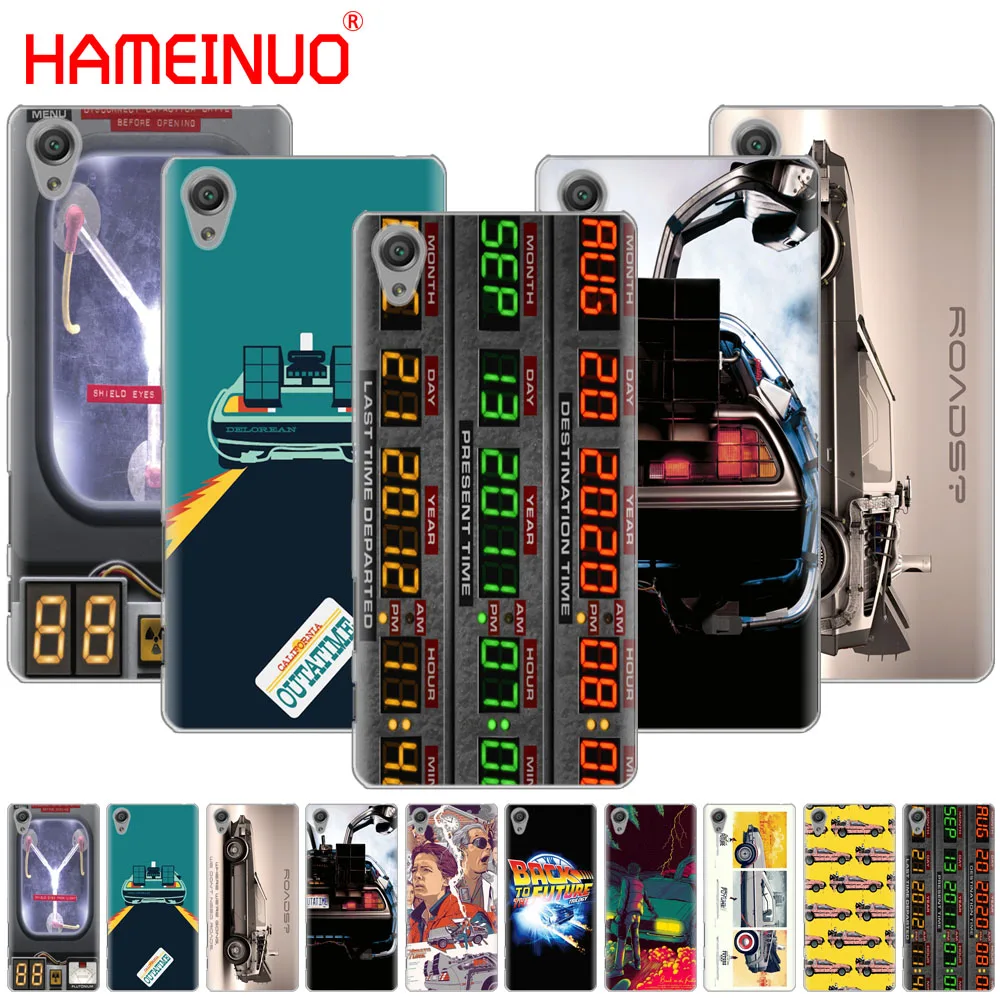 Задняя крышка DeLorean Time Machine для sony xperia z2 z3 z4 z5 mini plus aqua M4 M5 E4 E5 E6 C4 C5|Бамперы| |