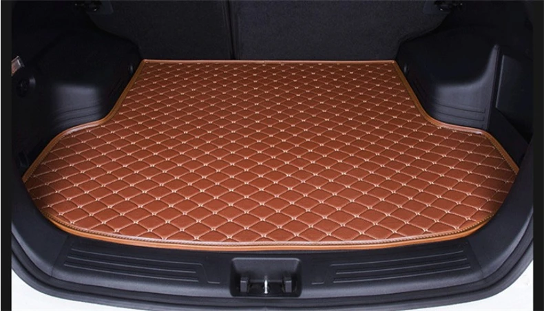 

Auto Cargo Liner Trunk Mats Boot Mat For Mercedes-Benz W213 E63 E200 - E320 2016 2017 2018 2019 Embroidery Leather mats Free shipping