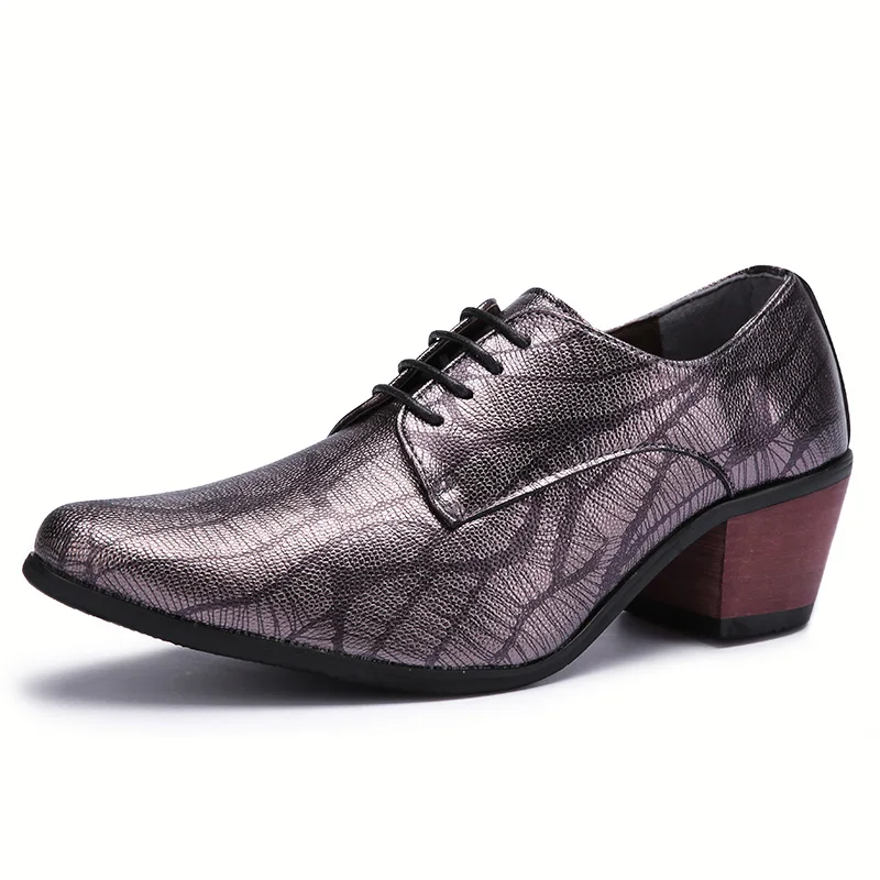 DJSUNNYMIX/брендовая модельная обувь для мужчин Увеличение роста 6 см Мужская