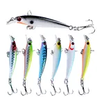 1 шт. 2,1 Г5 см рыболовные приманки гольян доступно 8 цветов Crankbait похожая на настоящую жесткая приманка, воблер бас карп рыболовные снасти