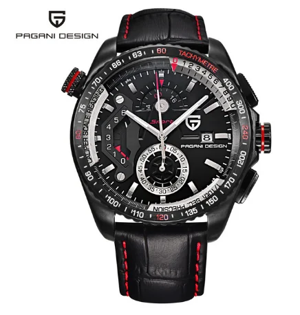 C PAGANI DESIGN Luxury Brand Sport Watches Quartz Stainless Steel Full Watch Men's Watch / CX-2492C - Цвет: C
