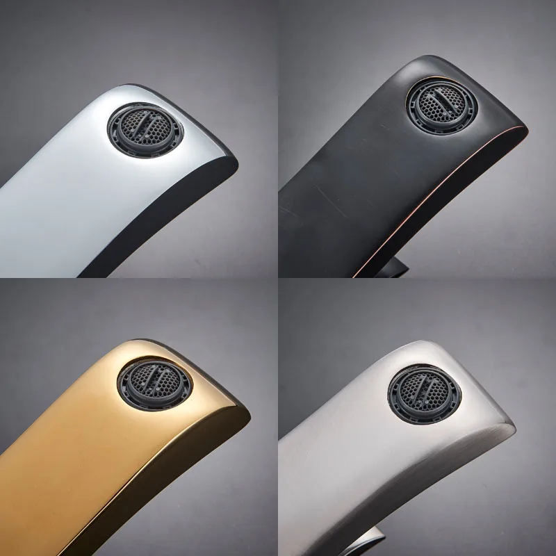 Смесители для раковины черный кран с одной ручкой крепление на раковину ванной