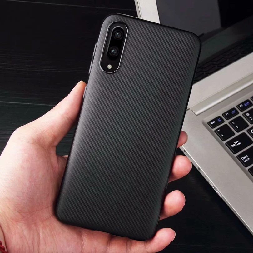Чехол для Samsung Galaxy A50/A 50 чехол из углеродного волокна жесткий ТПУ мягкий резиновый