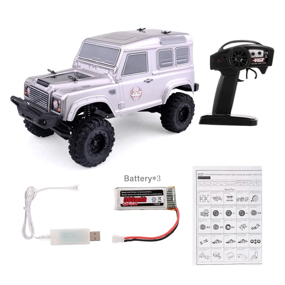 RGT радиоуправляемые машины 136240 1:24 Rock Crawler 2 4G 4WD 15 км/ч внедорожник