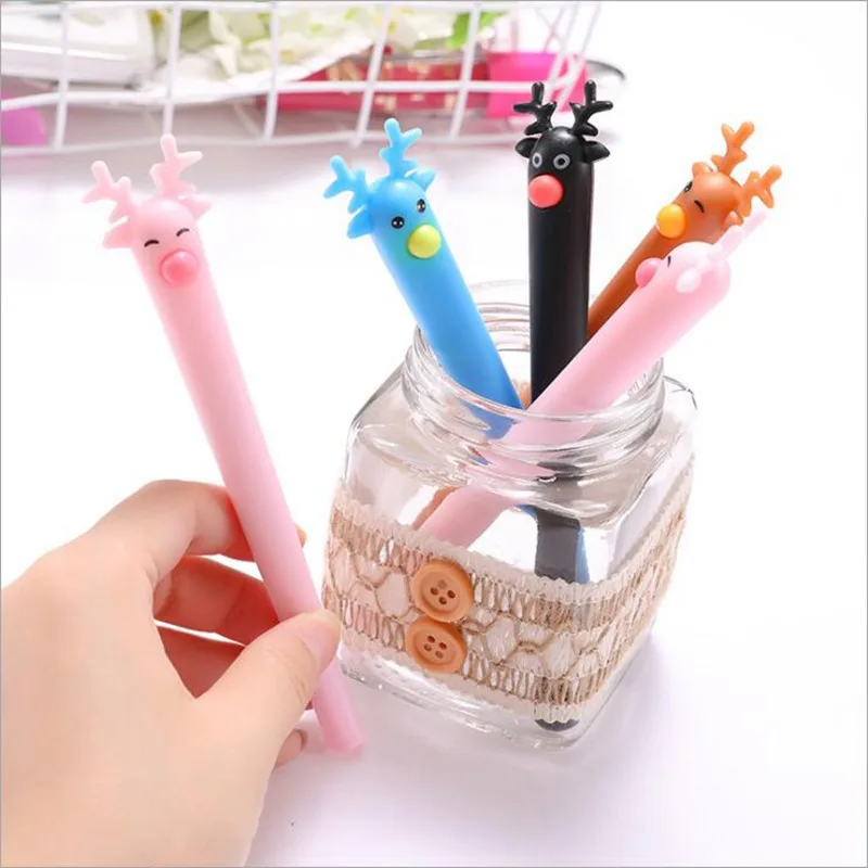 1 шт. креативный милый мультяшный силиконовый маленький олень Стайлинг гелевая