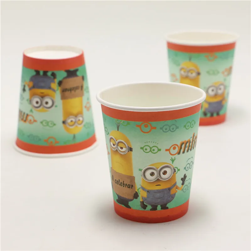 10 шт./партия лидер продаж Миньоны Гадкий я одноразовые бумажные стаканчики с
