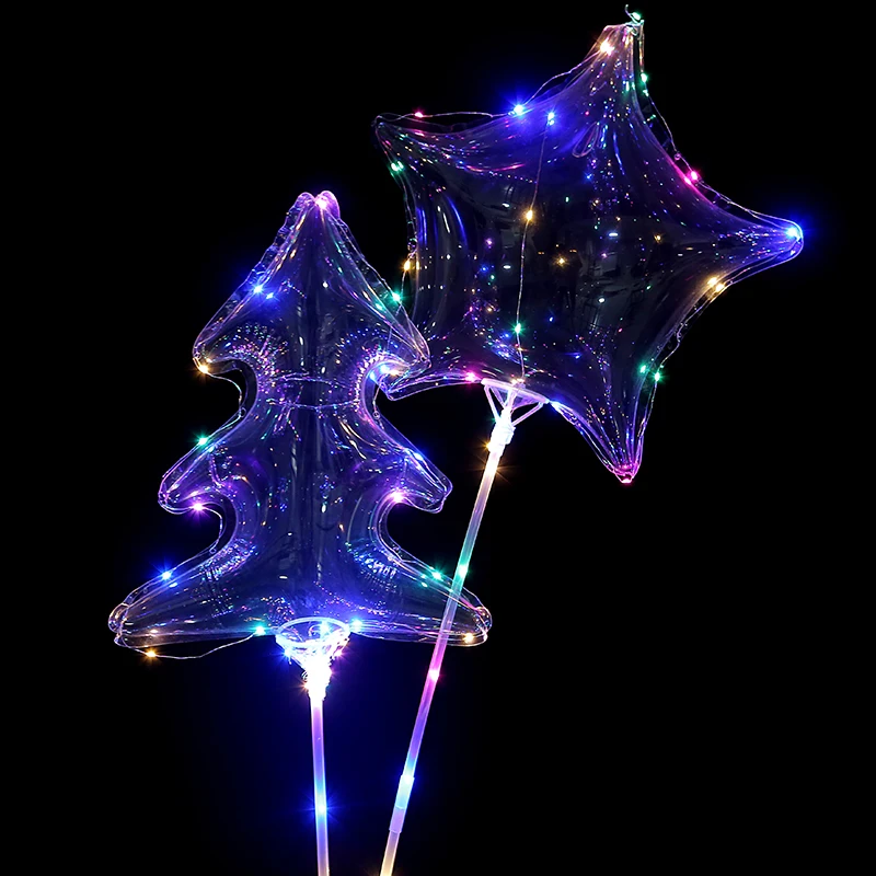 10 шт. BOBO globos светодиодный светильник шар сердце звезда дерево гелиевые шары Свадебные украшения для дня рождения 20 дюймов