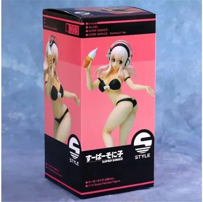 Аниме Super Sonico Beach Купальник королевы Ver. Масштаб 1/12 окрашенная привлекательная
