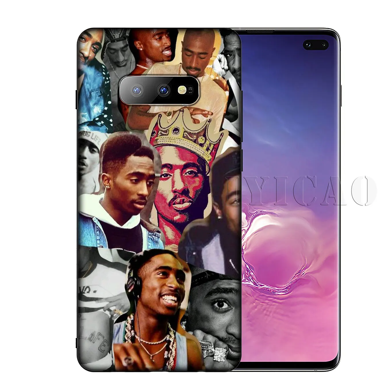 IYICAO 2pac Tupac Rapper Soft Silicone Phone Case for Samsung Galaxy S20 Ultra S10 Lite S9 S8 Plus S6 S7 Edge S10e Cover |