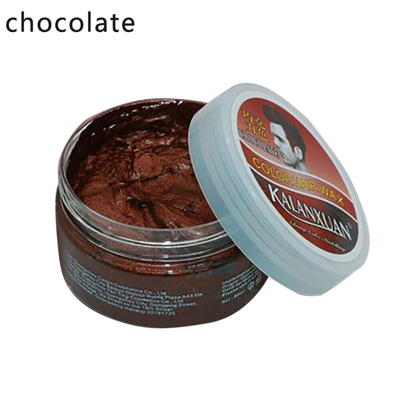 Chocolate Унисекс краска для волос профессиональная грязевая краска для волос Временная формовочная восковая Молодежная тонусная краска для волос одноразовый крем для волос - Цвет: Chocolate