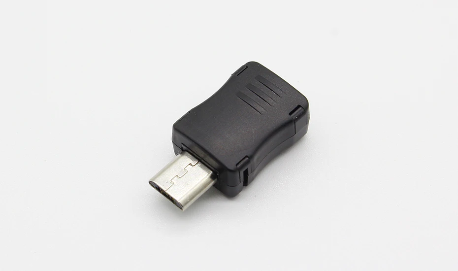 10 шт. Micro USB 5 Pin Т порт штекер разъем и пластиковая крышка для DIY дропшиппинг Лидер продаж