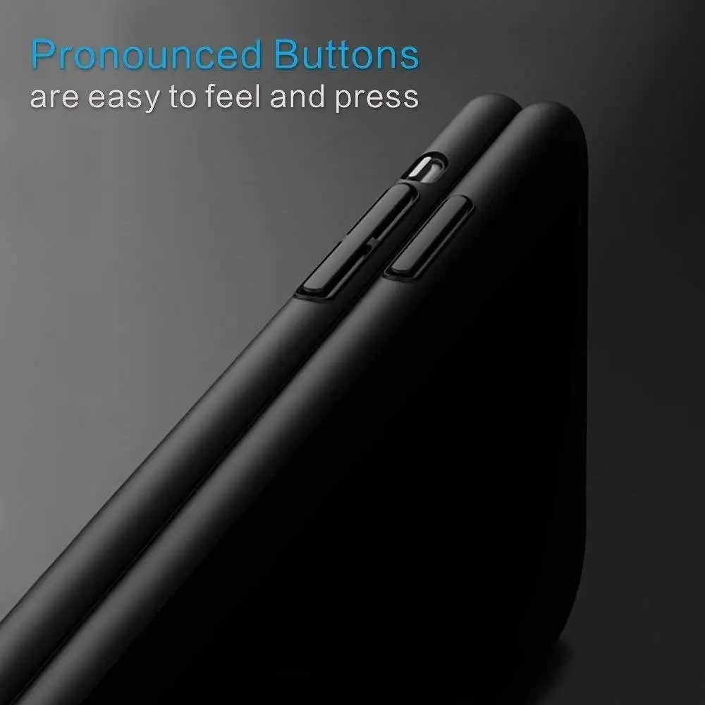 Maxannty Case For IPhone X Ultra Thin Soft Touch Full Protection PC Material Hard Plastic Cover 5.8 Inch (Black) |