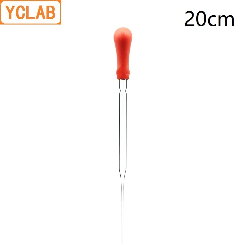YCLAB 20 см пастеризованная капельная пипетка прозрачный стеклянный прямой