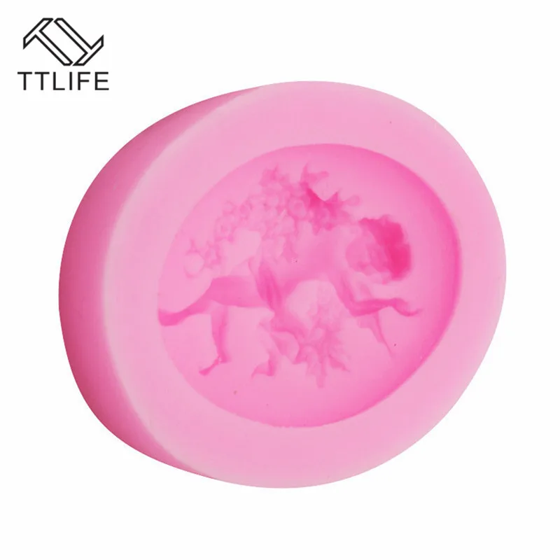 Силиконовая форма TTLIFE в форме ангела губка помадки тортов украшения инструменты