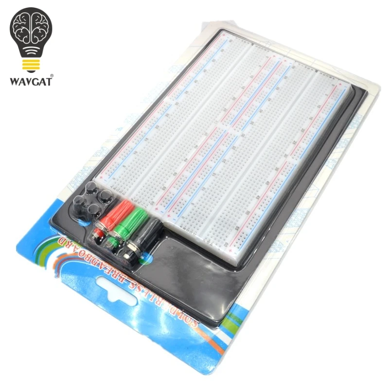 WAVGAT SYB 1660 печатная плата без пайки 4 шины тестовая точка привязки 1660|breadboard solderless| |