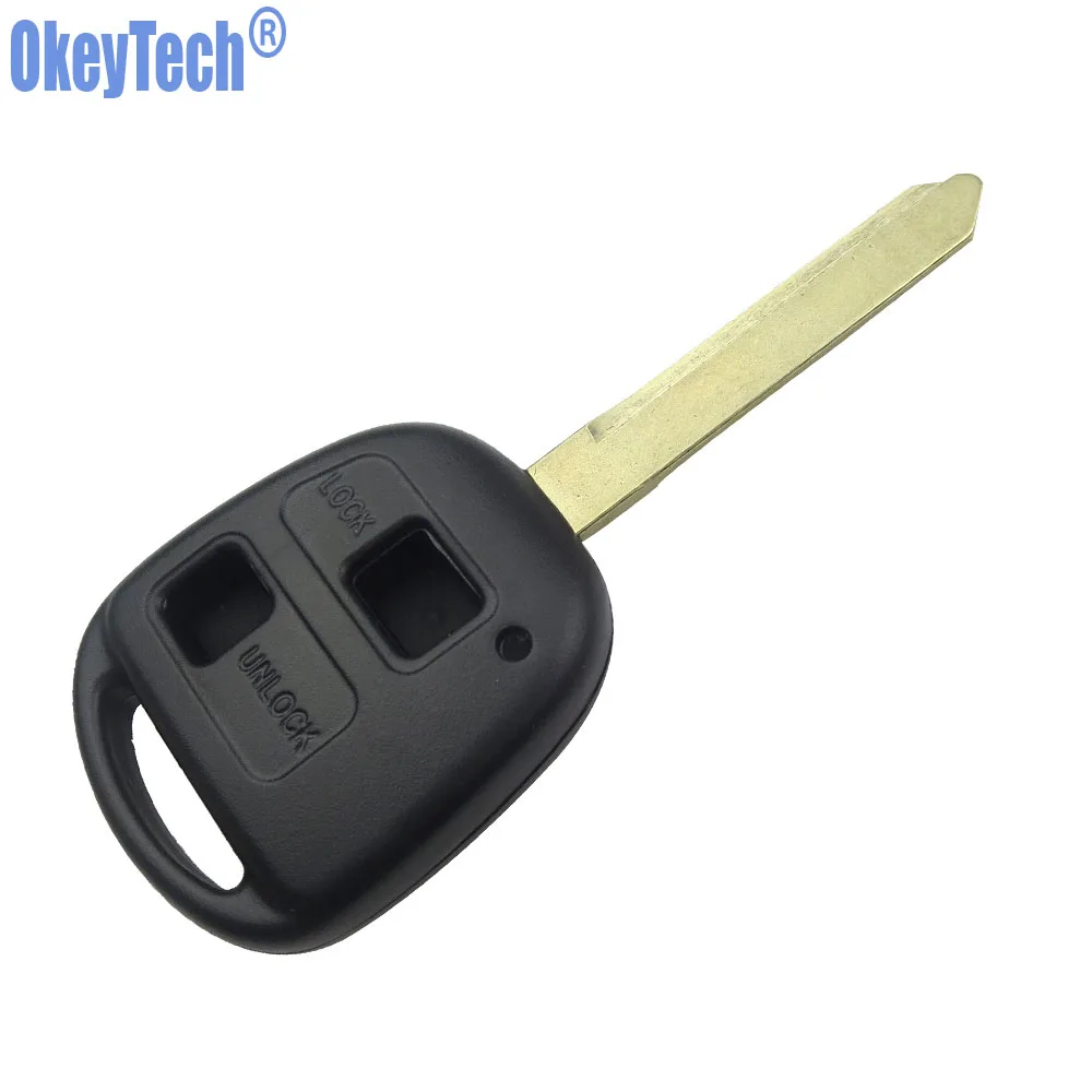 OkeyTech новый запасной чехол для Toyota Avensis Yaris Auris с двумя кнопками ключа TOY47 Blade|fob case|fob