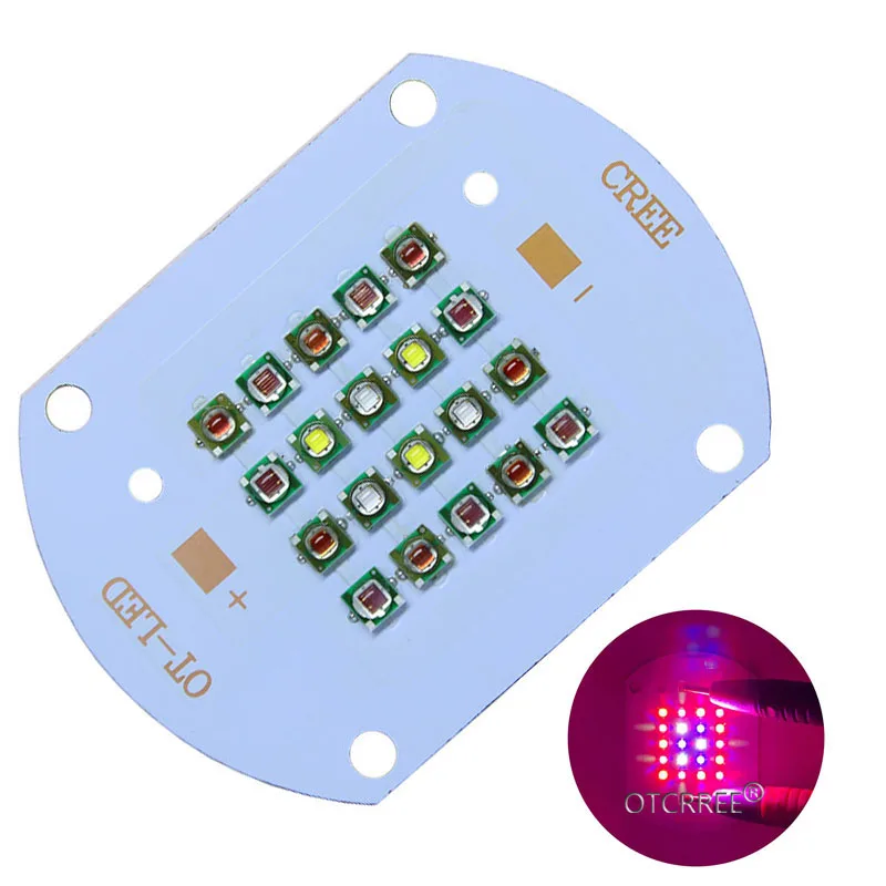 Светодиодная лампа на заказ 50 Вт 60 Cree XP E светодиодная для роста растений с