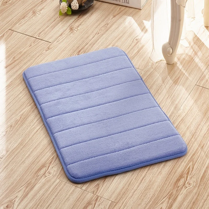 Лохматый Memory Foam дверной коврик нескользящий для пола ванной коврики ковры
