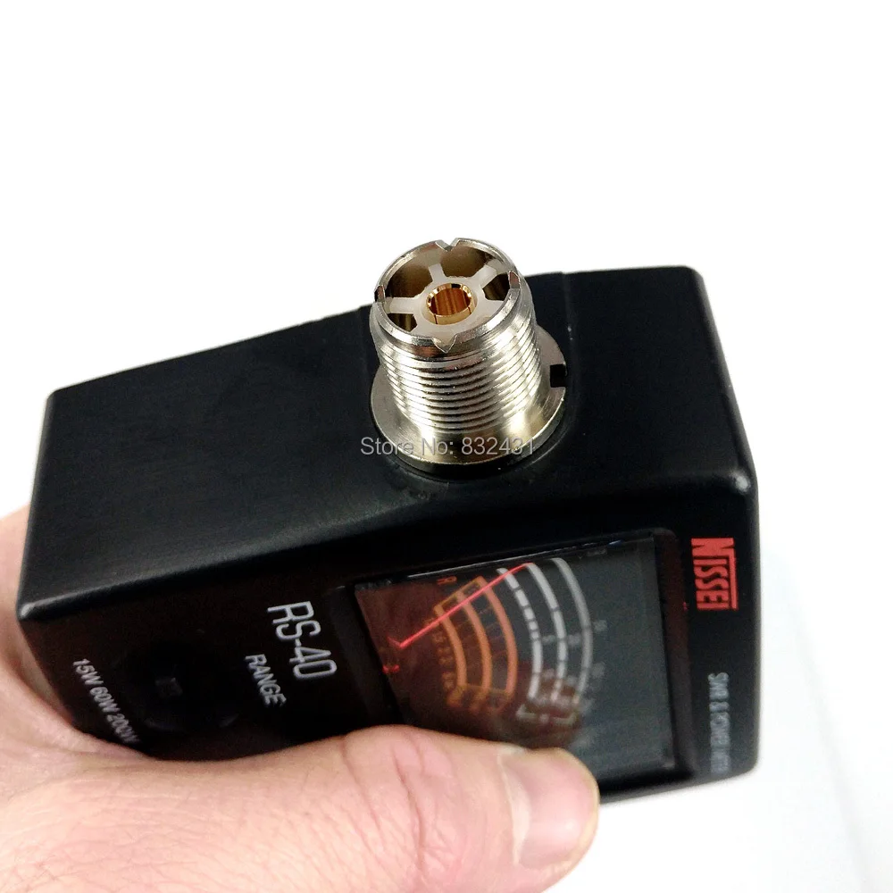 КСВ измеритель мощности RS-40 VHF UHF 144/430 МГц 15 Вт 60 Вт 200 Вт полоса радио стоячие счетчики волны тест портативная рация антенна автомобильное радио