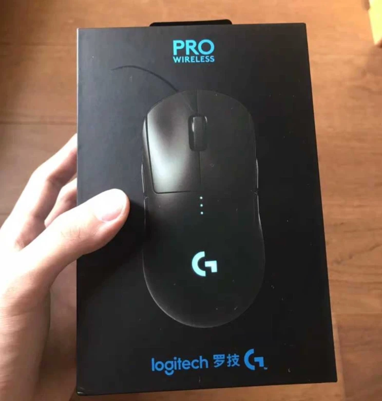 Оригинальная игровая мышь Logitech G PRO Беспроводная мышка RGB с двойным режимом HERO 16K DPI