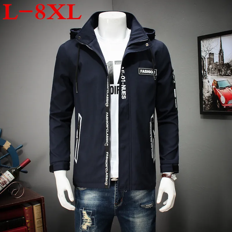 Большой плюс размер 8XL 7XL 6XL 5XL 2018 новая весенняя и осенняя брендовая Съемная шапка
