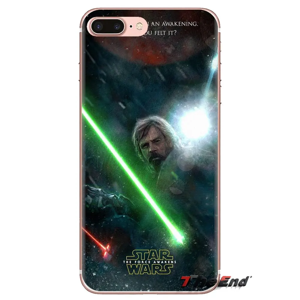 For Huawei Mate Honor 4C 5C 5X 6X 7 7A 7C 8 9 10 8C 8X 20 Lite Pro Star Wars The Force Awakens Transparent TPU Cases |
