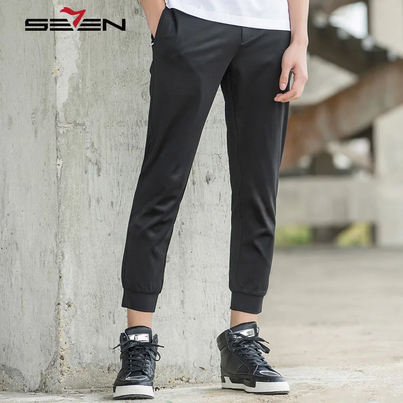 

Seven7 2019 Mens Joggers Casual Harem Pants Sweatpants Hip Hop Summer Male Trousers Elastic Fitness Fashion Clothing 112S88230
