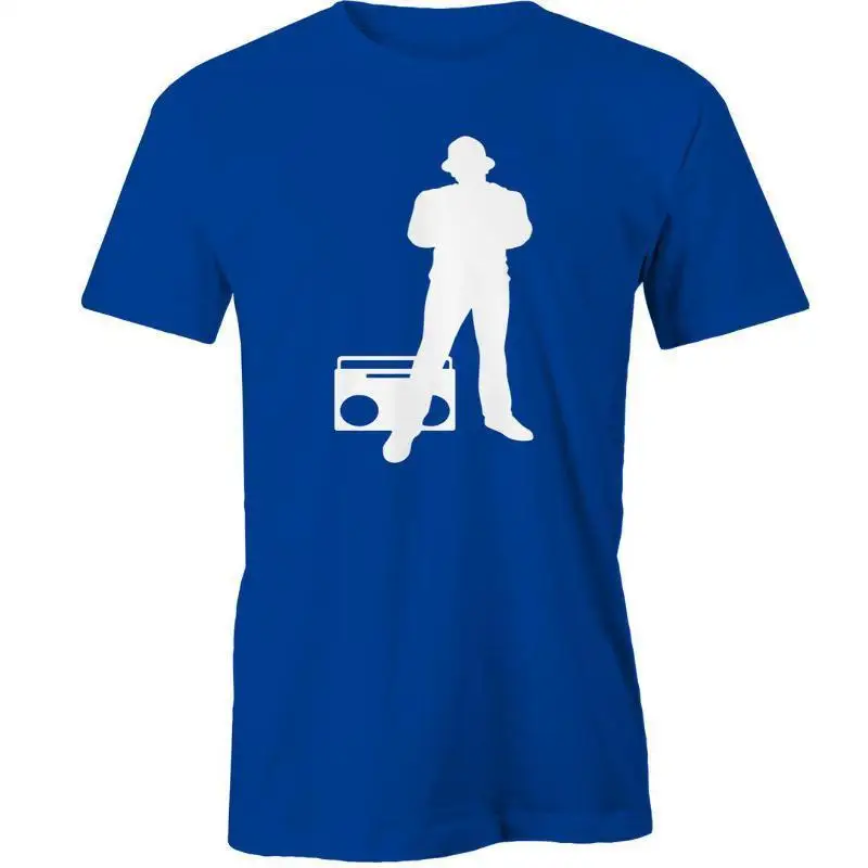 Моды для мужчин Хип Хоп 80 s Футболка Костюм Платье Вверх партия Старая Школа