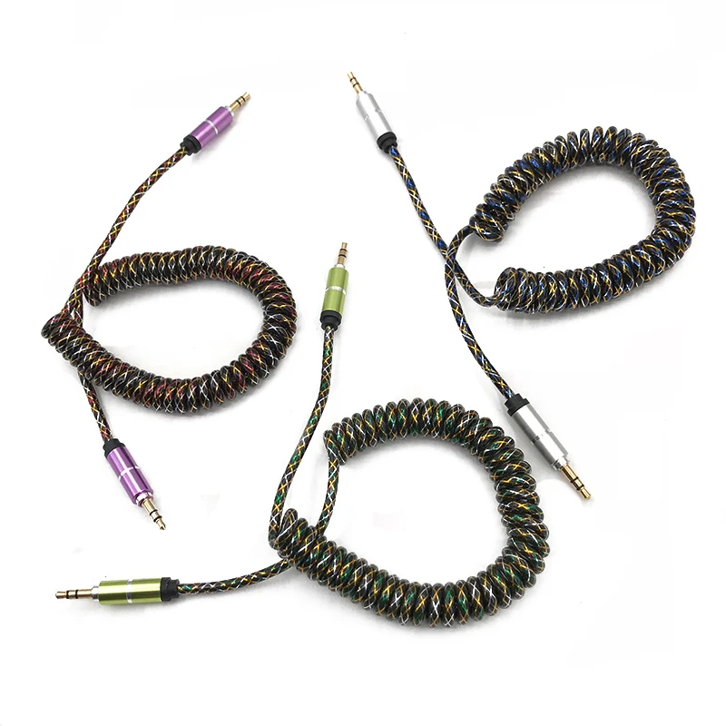 Flexible 3.5mm Car Jack Male to Extend Stereo Audio AUX Cable Cord Multi-Colors for cellphone MP3 mp4 Mobile Phone Speaker | Автомобили и