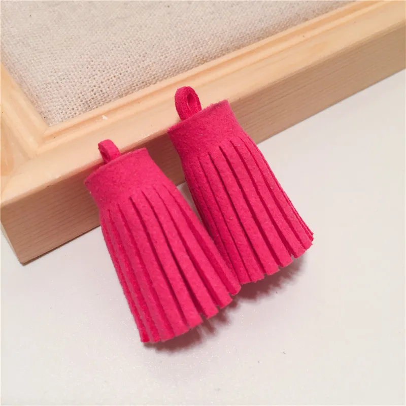 30pcs/lot 35mm Fashion mini Suede Tassel For DIY Sewing Garment/Bags Accessories Craft/Garment Material | Дом и сад