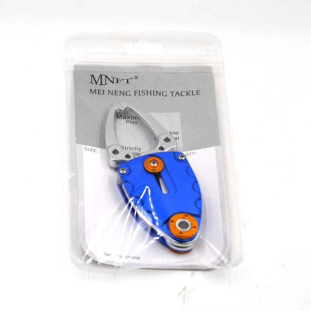 MNFT 1Pcs Aluminium Alloy Mini Fish Lip Grip Gripper Fishing Grabber Grips Control Pliers Hook Remover Lure Fishing Tackle Tool