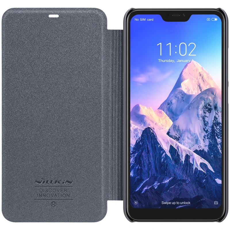 Роскошный кожаный чехол книжка Nilkin для Xiaomi Redmi 7 6 Pro 6A NILLKIN тонкий телефона 5A 4A Pro|case