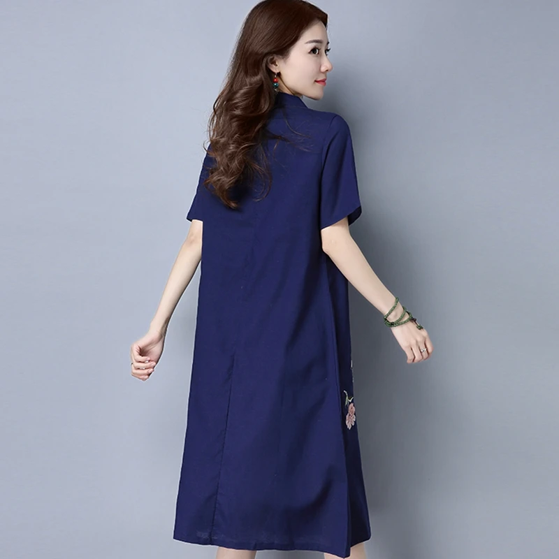 2019 летнее Новое Женское свободное платье модный шарф с принтом большого размера