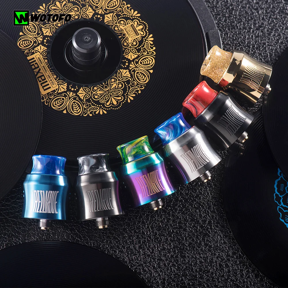 Оригинальный Wotofo изогнутый RDA 24 мм Vape Танк испаритель восстановление капает