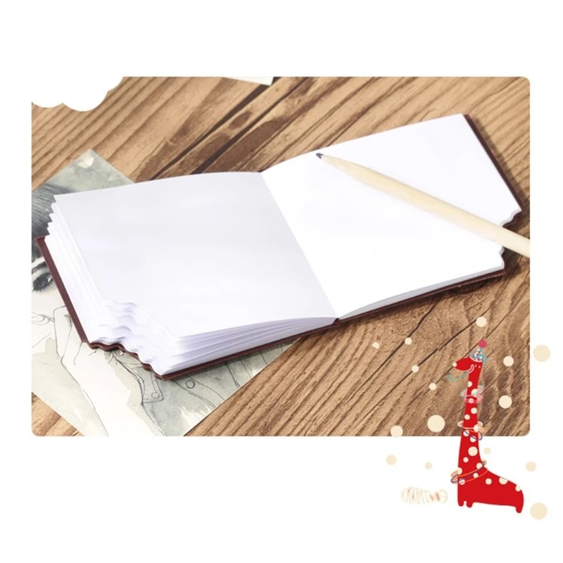 

Bitten Chocolate Notebook High Quality Paper Memo Pad School Office Stationery Cartoon Notebook
