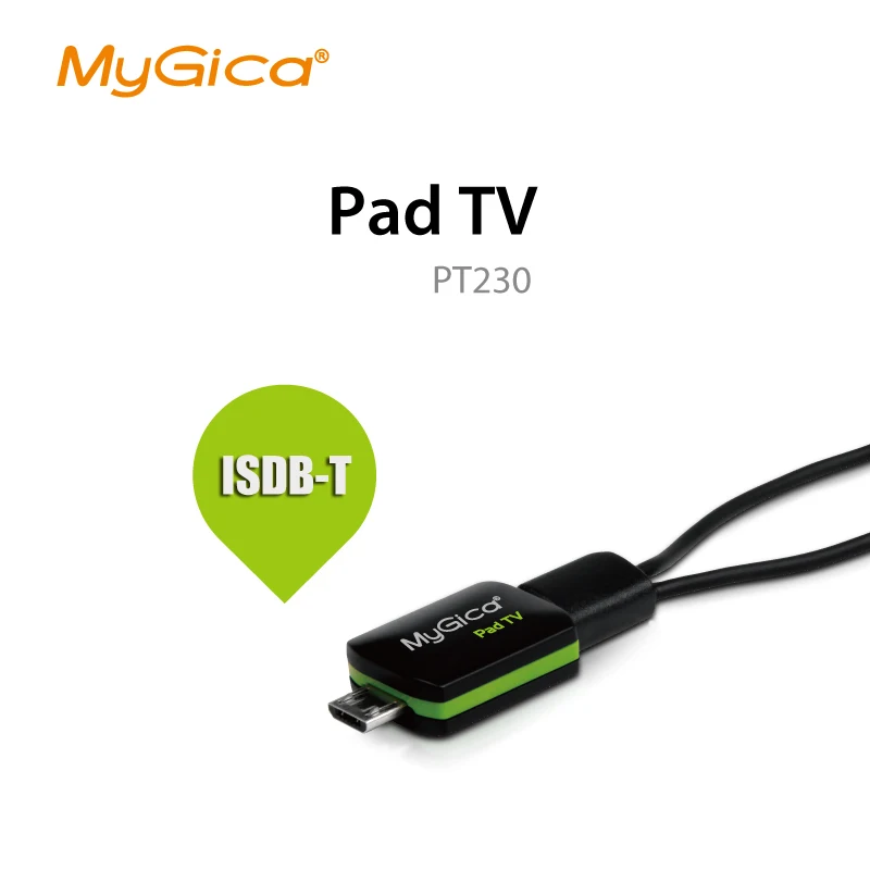 Isdb t приемник Geniatech MyGica Pad ТВ тюнер Смотреть ISDB-T или DVB-T на Android телефон/Pad PT230 usb тв тюнер