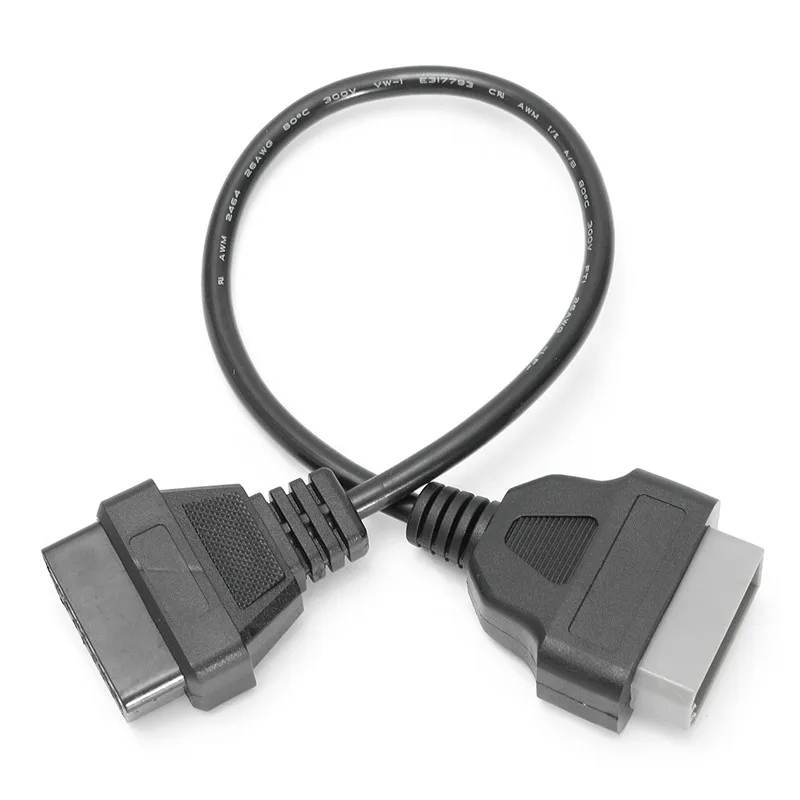 Черный 14 Pin OBD1 до 16 Pin OBD2 кабель конвертер Кабель-адаптер для Nissan/Infiniti
