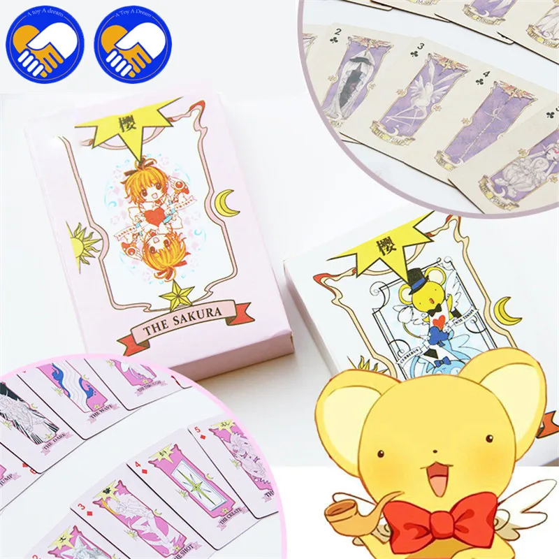 Оптовая продажа 10 пакетов Cardcaptor Сакура 54 шт. покер карты Captor Sakura Mahou Клоу аниме