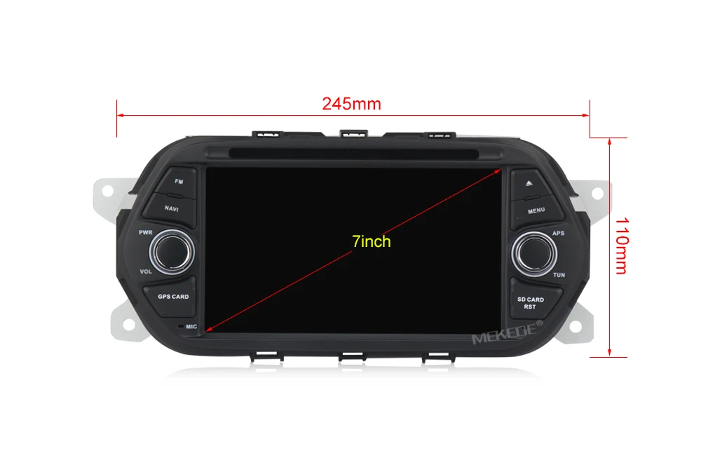 MEKEDE Android 8,1 автомобильный мультимедийный DVD радио плеер для Fiat Tipo EGEA- с BT Wifi gps навигация аудио радио